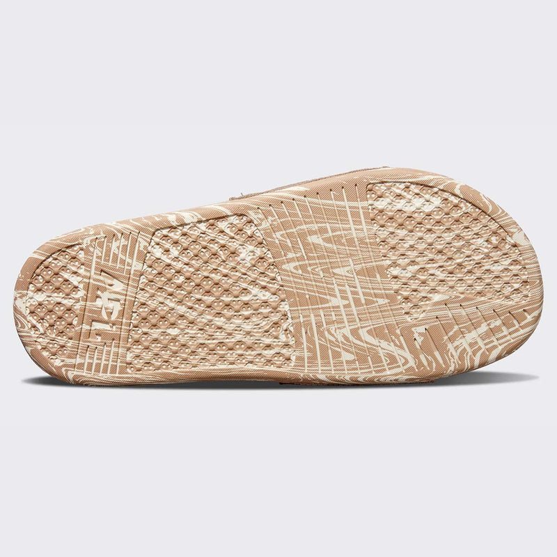 Men's Big Logo TechLoom Slide Almond / Pristine / Marble view 6