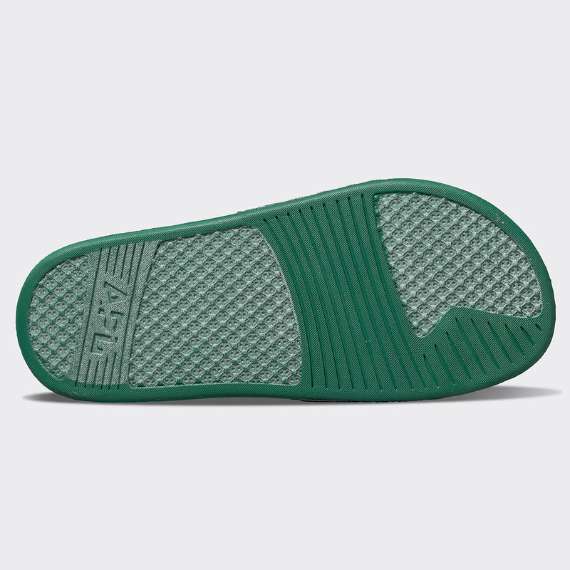 Women's Big Logo TechLoom Slide Great Green / White view 6