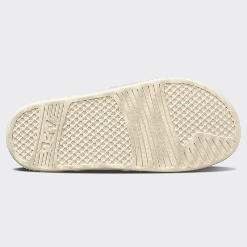 Men's Big Logo TechLoom Slide Pristine / Pastel / Blocked view 6