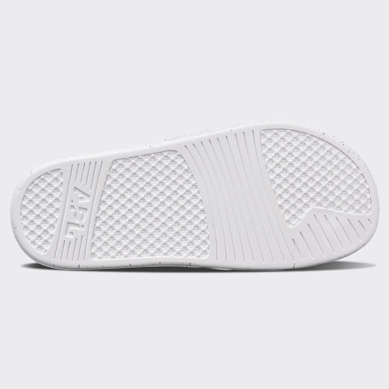 Women's Big Logo TechLoom Slide White / Cement / Speckle view 6