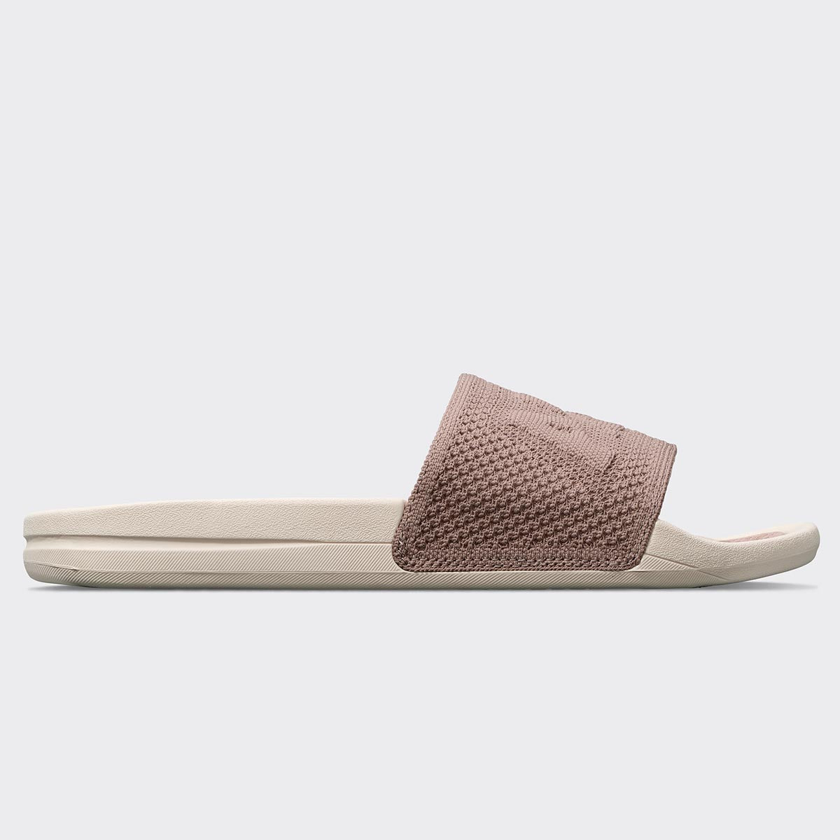 Women's Big Logo TechLoom Slide Almond / Pristine view 2