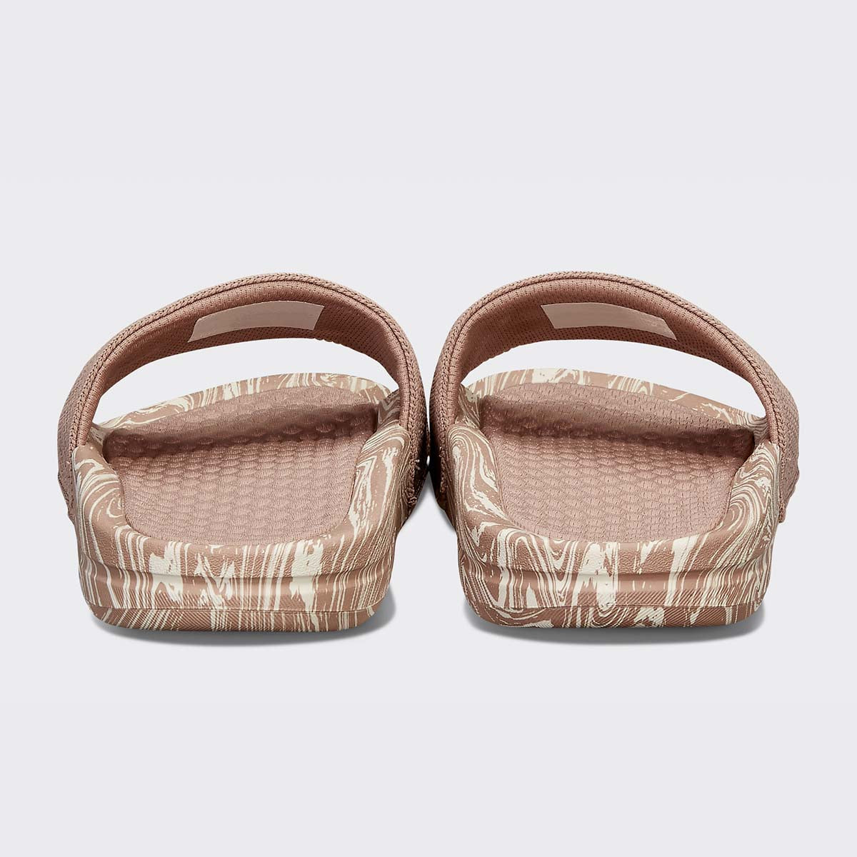 Women's Big Logo TechLoom Slide Almond / Pristine / Marble view 4