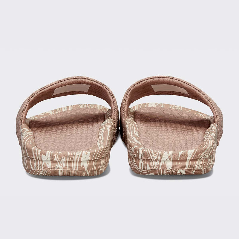 Men's Big Logo TechLoom Slide Almond / Pristine / Marble view 4