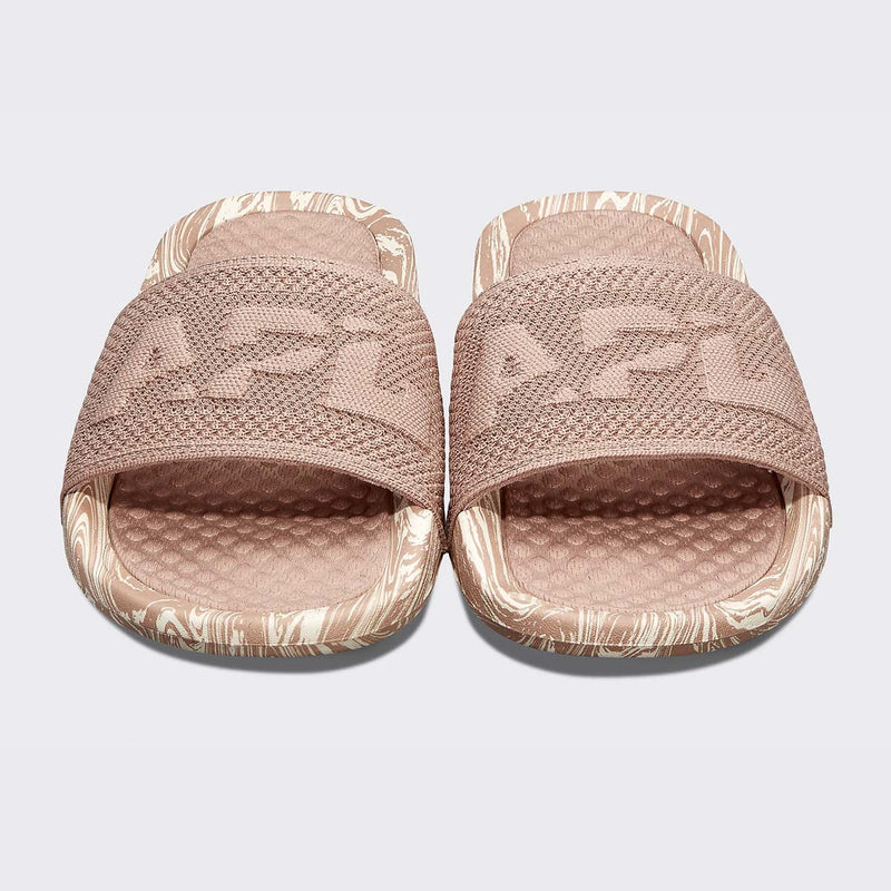 Men's Big Logo TechLoom Slide Almond / Pristine / Marble view 5