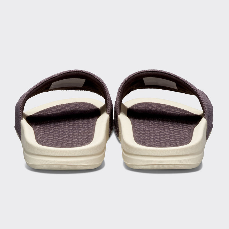 Men's Big Logo TechLoom Slide Asteroid / Pristine view 4
