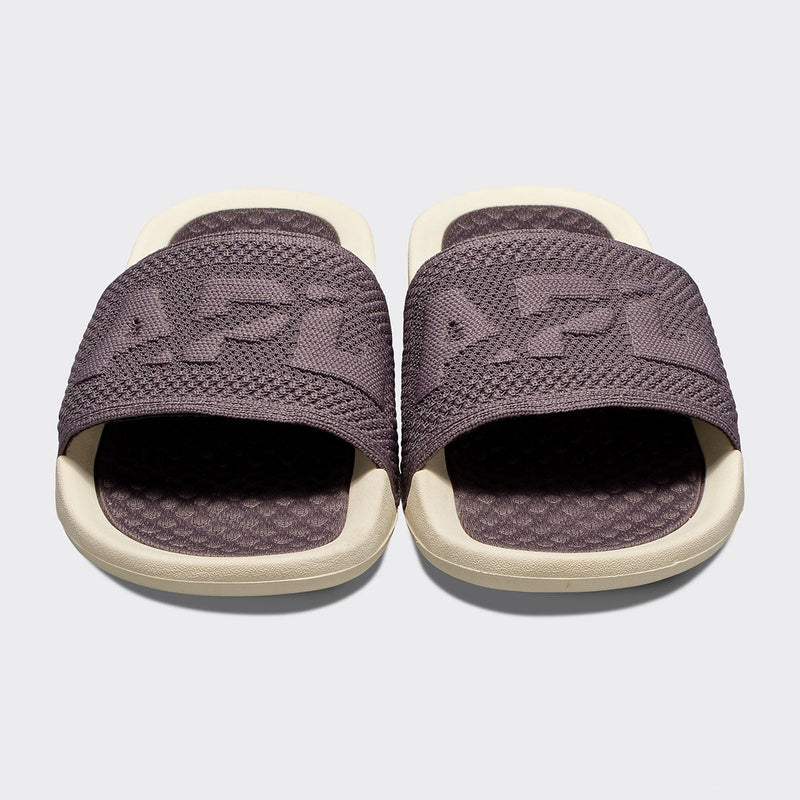 Women's Big Logo TechLoom Slide Asteroid / Pristine view 5