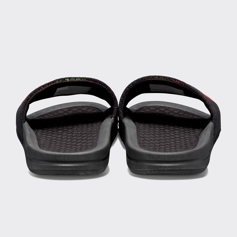 Men's Big Logo TechLoom Slide Black / Multi / Blocked view 4