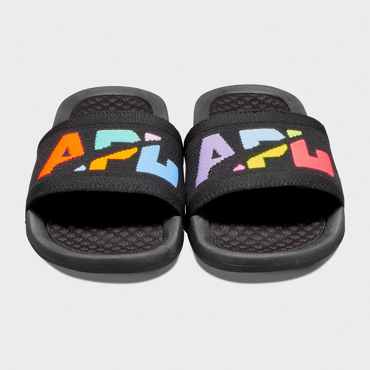 Women's Big Logo TechLoom Slide Black / Multi / Blocked view 5