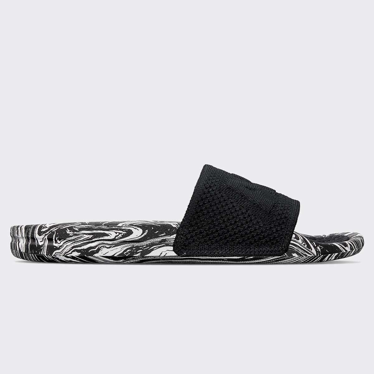 Men's Big Logo TechLoom Slide Black / White / Marble view 2