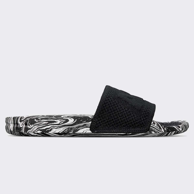 Women's Big Logo TechLoom Slide Black / White / Marble view 2