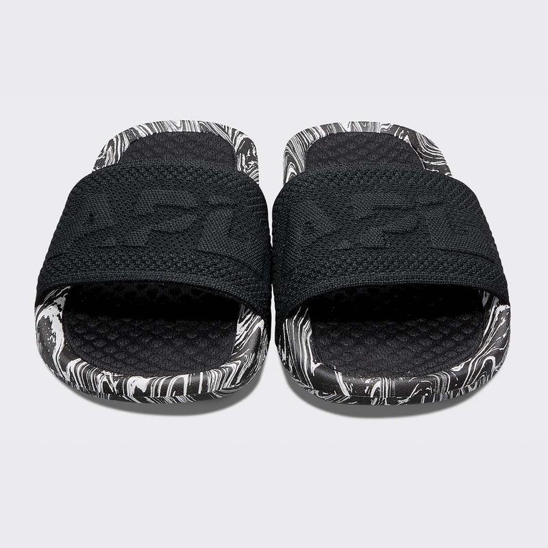 Women's Big Logo TechLoom Slide Black / White / Marble view 5