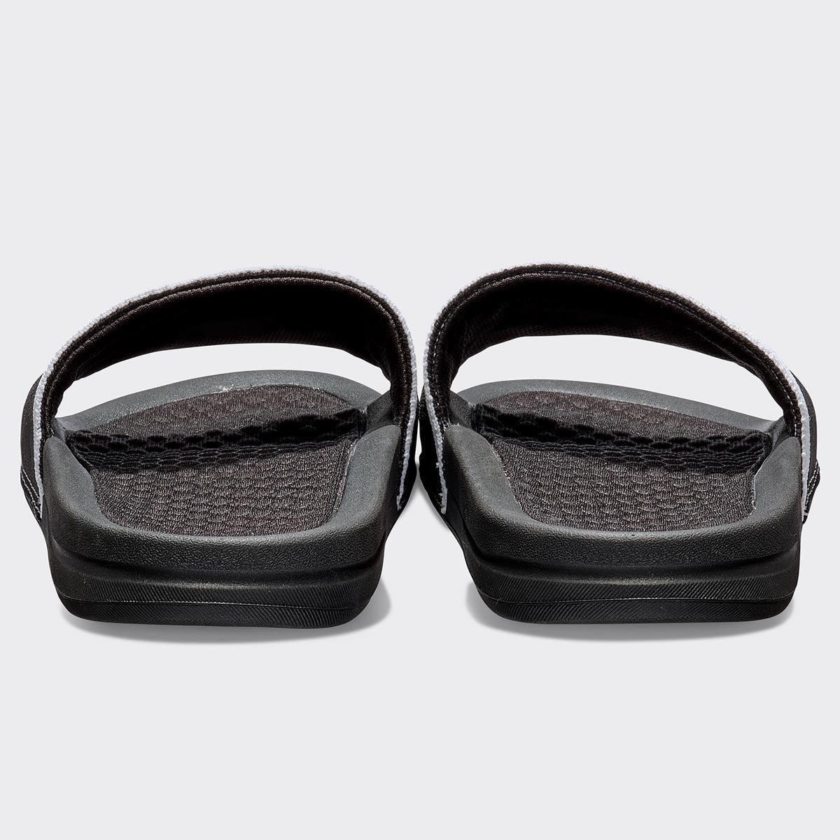 Women's Big Logo TechLoom Slide Black / White / White view 4