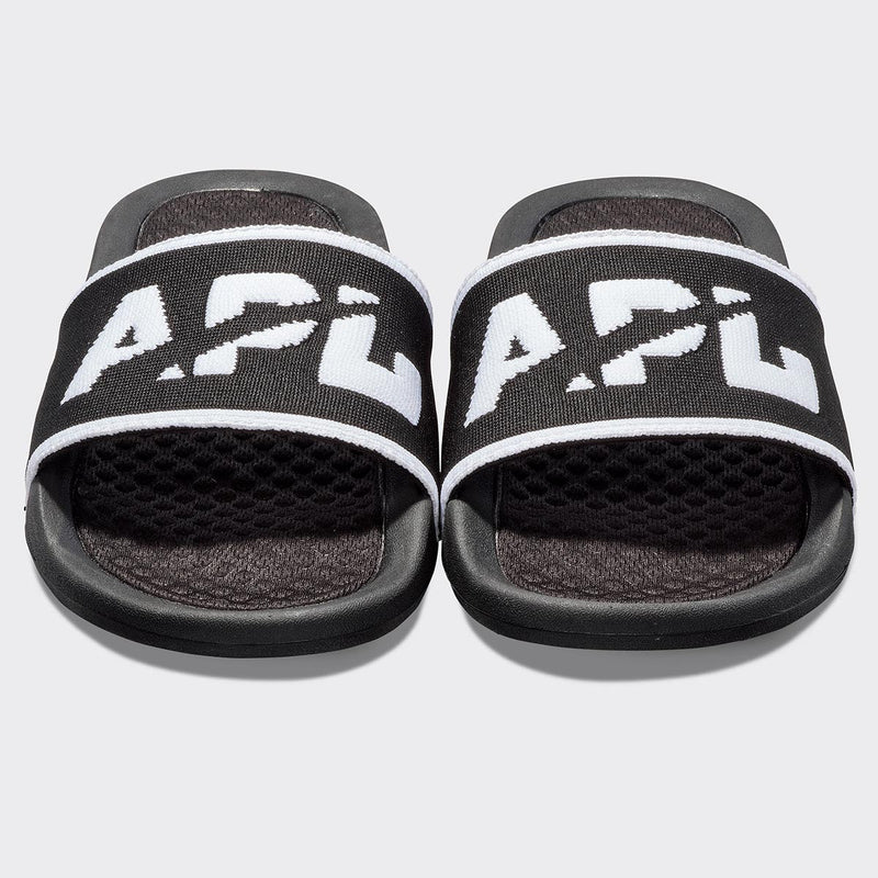 Men's Big Logo TechLoom Slide Black / White / White view 5