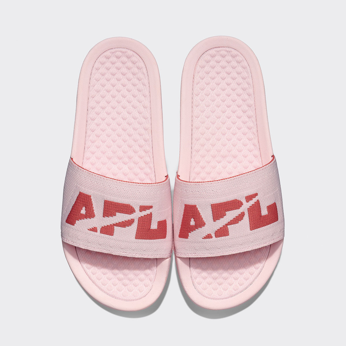 Women's Big Logo TechLoom Slide Bleached Pink / Cedar view 1