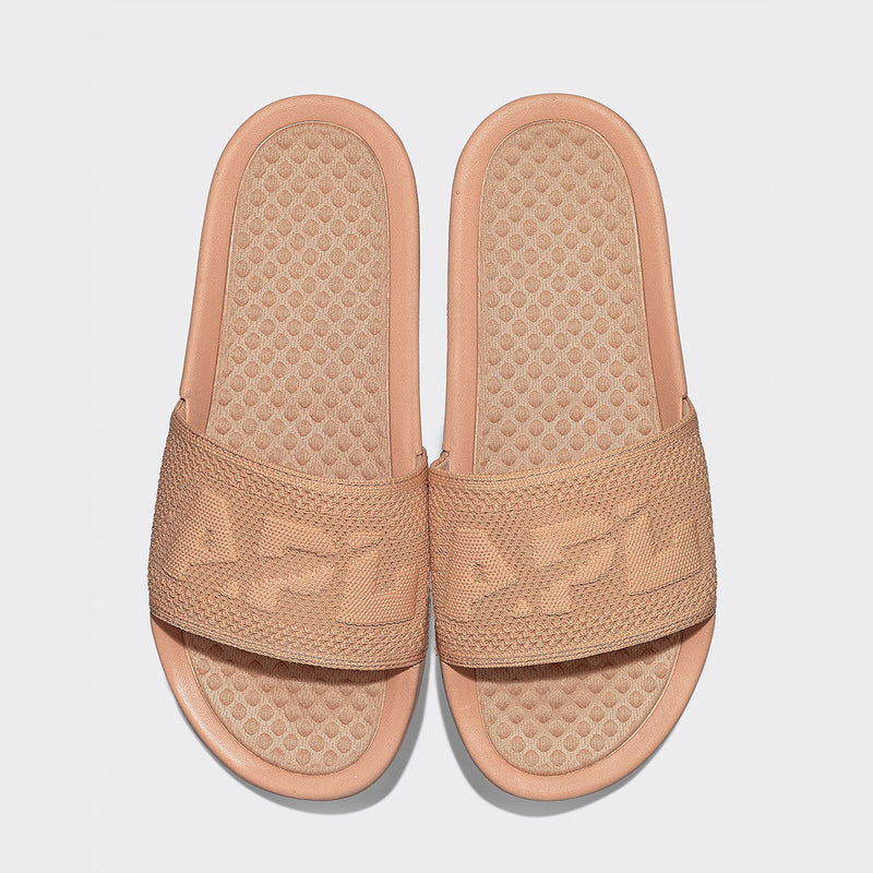 Women's Big Logo TechLoom Slide Caramel view 1