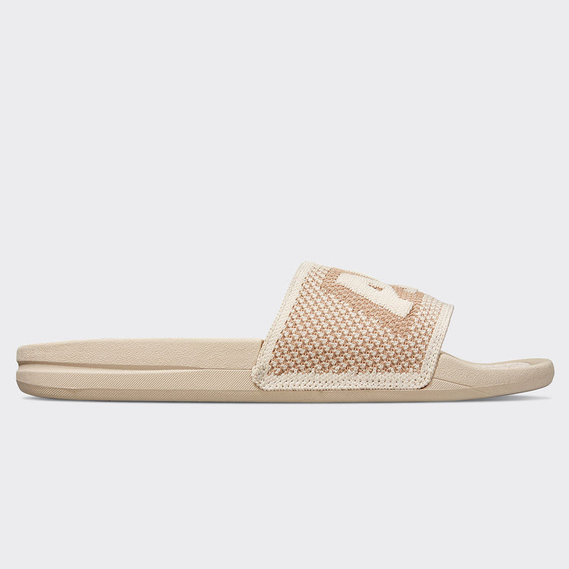 Women's Big Logo TechLoom Slide Caramel / Warm Silk view 2