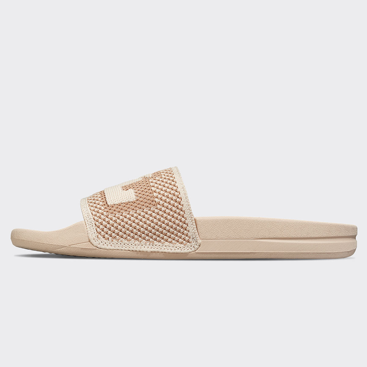 Women's Big Logo TechLoom Slide Caramel / Warm Silk view 3