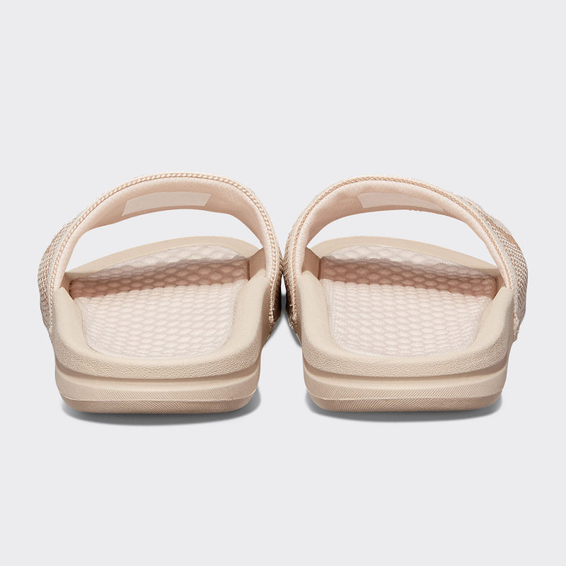 Women's Big Logo TechLoom Slide Caramel / Warm Silk view 4