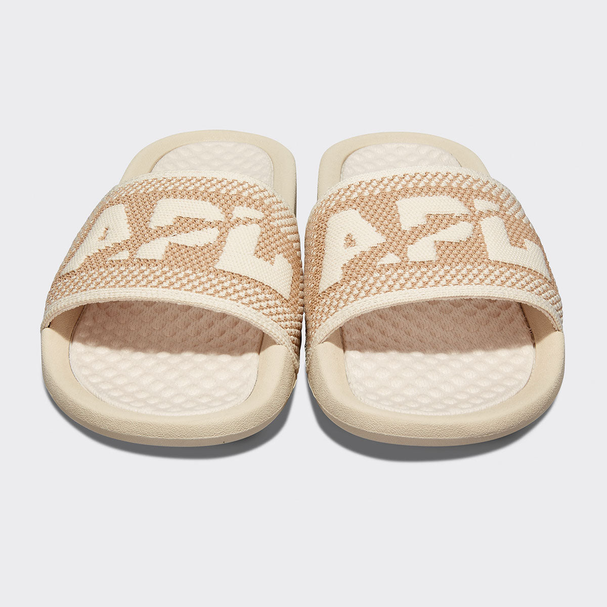Women's Big Logo TechLoom Slide Caramel / Warm Silk view 5