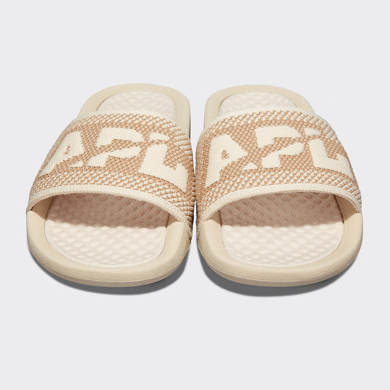 Women's Big Logo TechLoom Slide Caramel / Warm Silk view 5