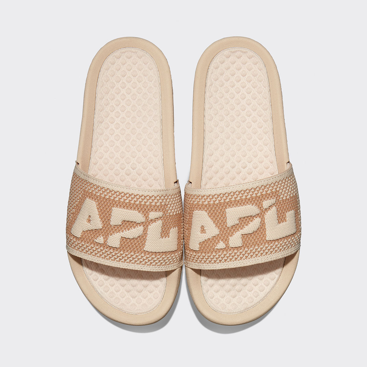Women's Big Logo TechLoom Slide Caramel / Warm Silk view 1