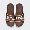 Women's Big Logo TechLoom Slide Chocolate / Ivory / Caramel