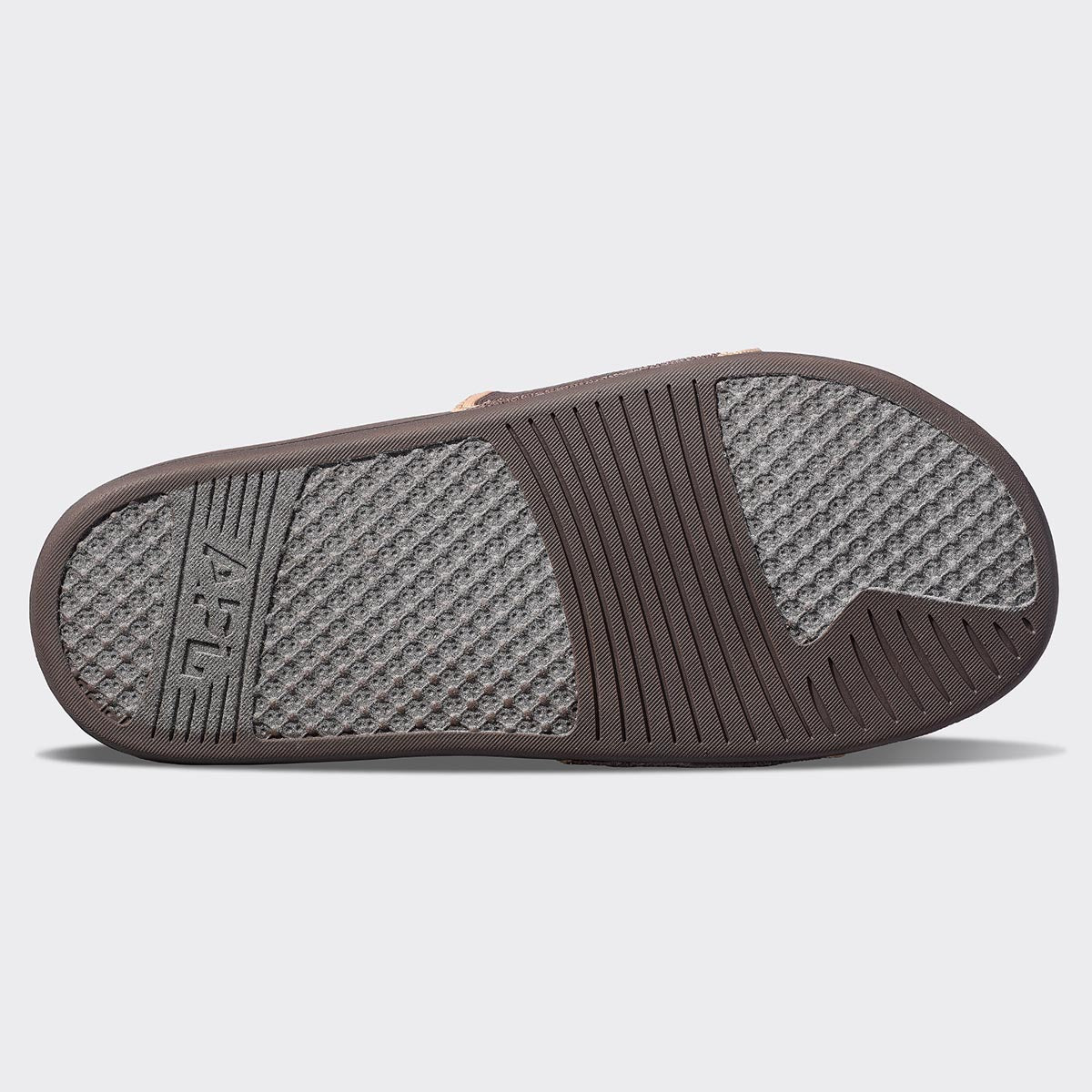 Men's Big Logo TechLoom Slide Chocolate / Ivory / Caramel view 6