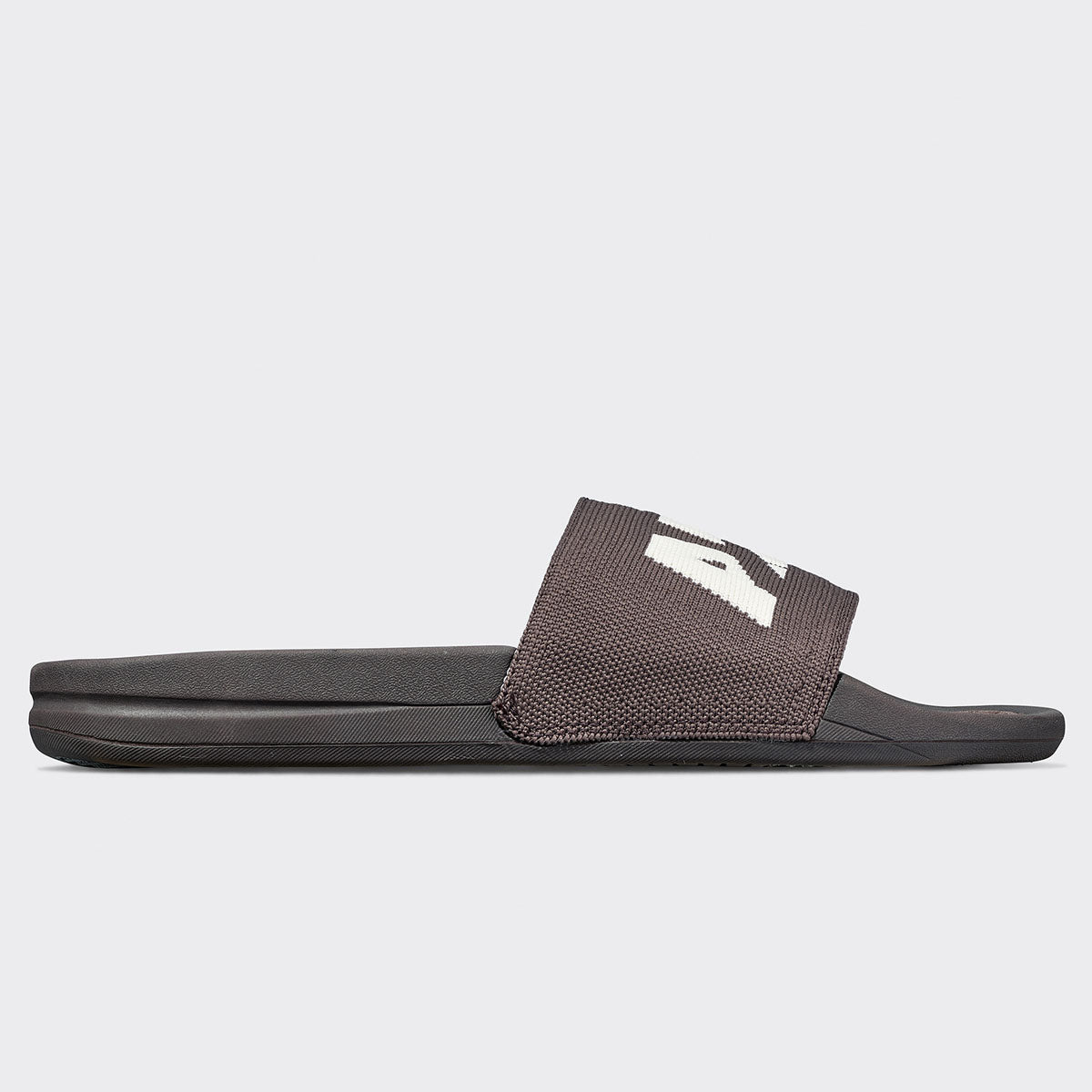 Women's Big Logo TechLoom Slide Chocolate / Pristine view 2