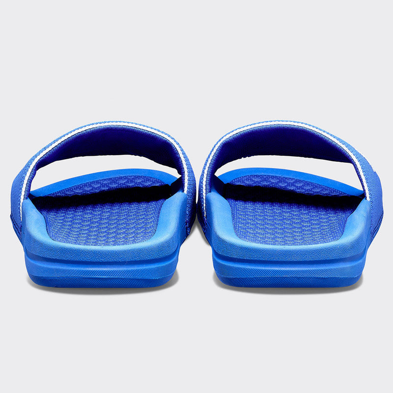Women's Big Logo TechLoom Slide Cobalt / White view 4