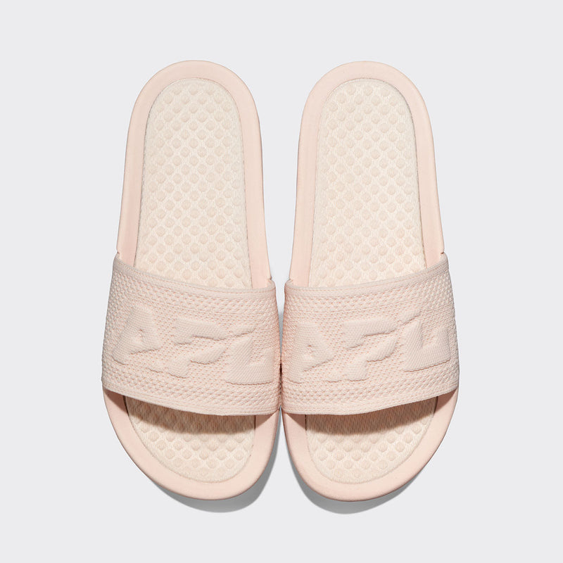 Women's Big Logo TechLoom Slide Creme view 1