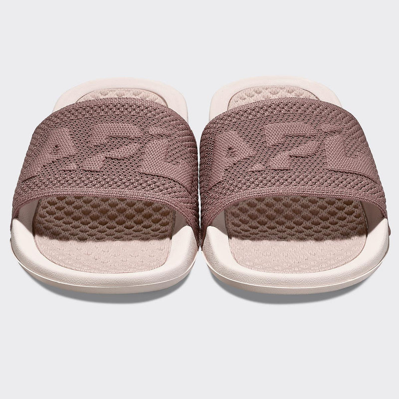 Men's Big Logo TechLoom Slide Creme / Rose Dust / Beachwood view 5