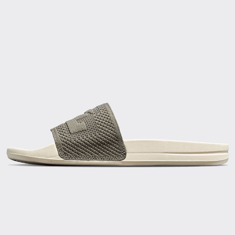 Men's Big Logo TechLoom Slide Fatigue / Pristine view 3
