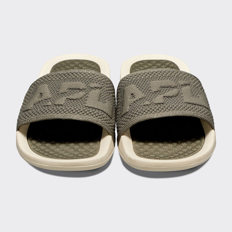 Men's Big Logo TechLoom Slide Fatigue / Pristine view 5