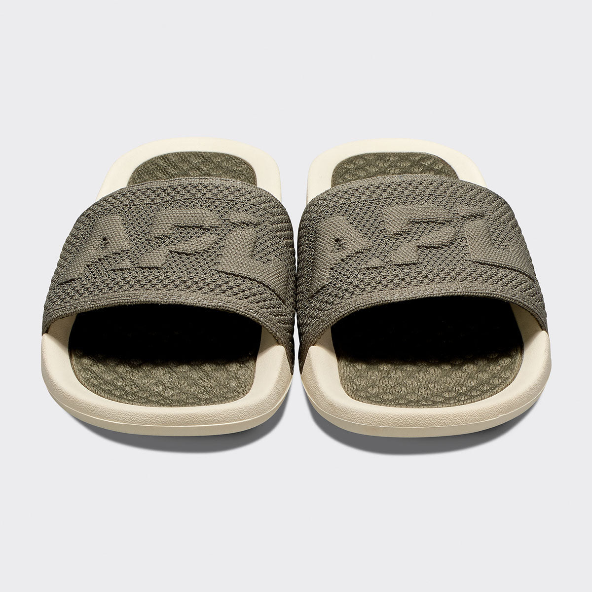 Women's Big Logo TechLoom Slide Fatigue / Pristine view 5