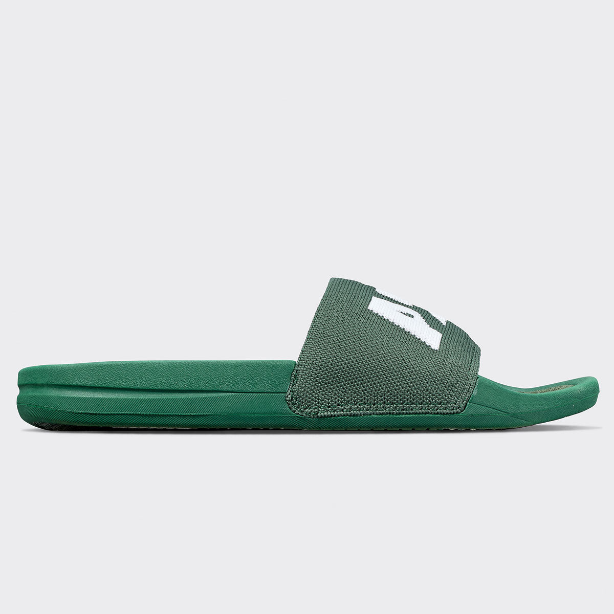 Men's Big Logo TechLoom Slide Great Green / White view 2