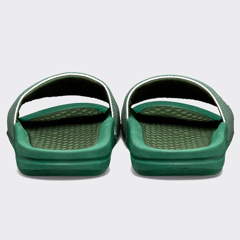 Women's Big Logo TechLoom Slide Great Green / White view 4
