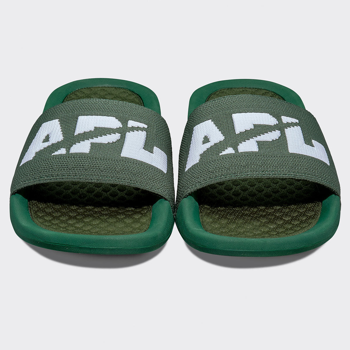 Men's Big Logo TechLoom Slide Great Green / White view 5