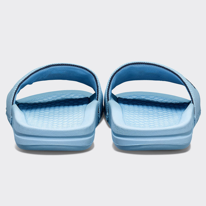 Men's Big Logo TechLoom Slide Ice Blue / Midnight view 4