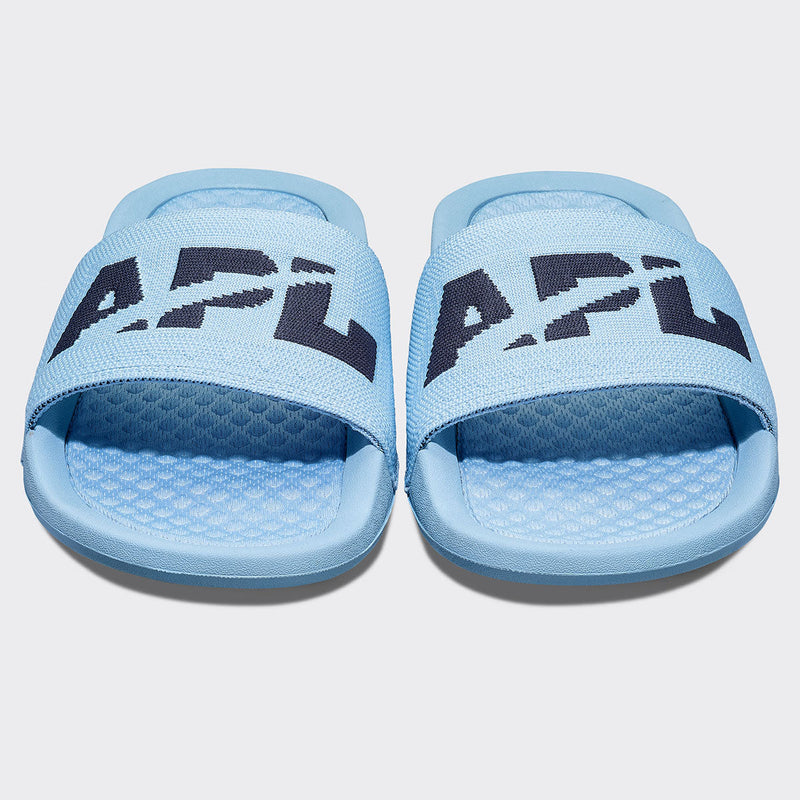 Men's Big Logo TechLoom Slide Ice Blue / Midnight view 5