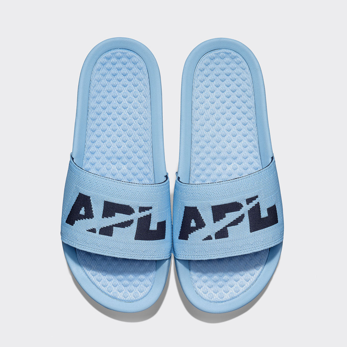 Men's Big Logo TechLoom Slide Ice Blue / Midnight view 1