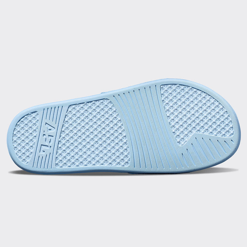 Women's Big Logo TechLoom Slide Ice Blue / Midnight view 6