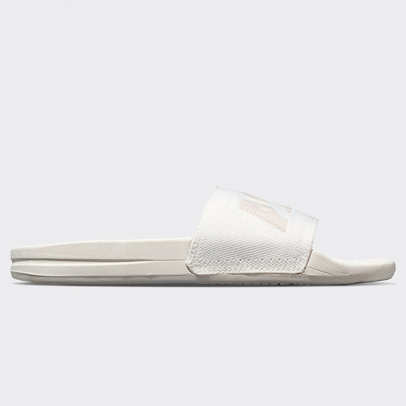 Men's Big Logo TechLoom Slide Ivory / Beach view 2