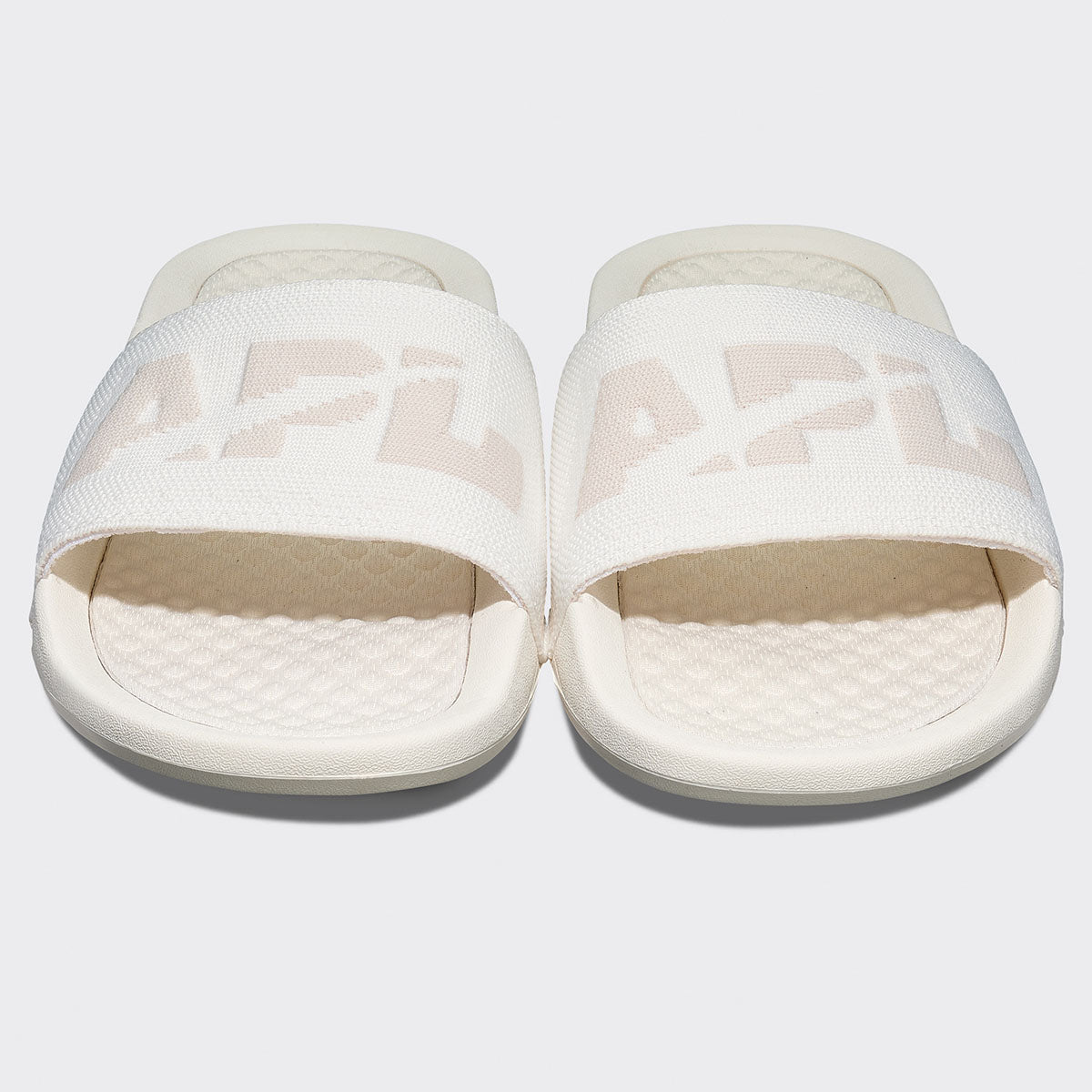 Women's Big Logo TechLoom Slide Ivory / Beach view 5