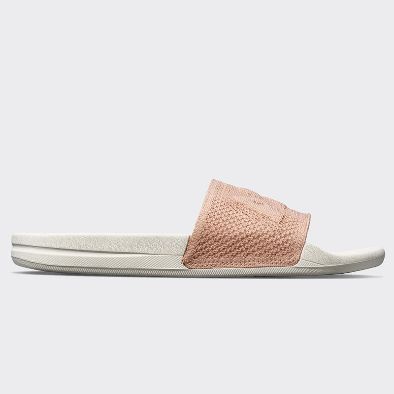 Women's Big Logo TechLoom Slide Ivory / Blush view 2