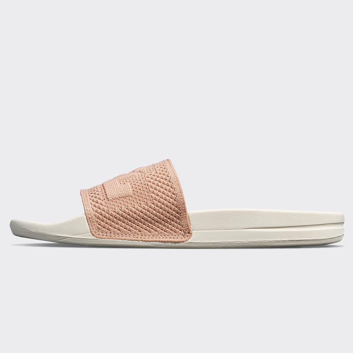 Women's Big Logo TechLoom Slide Ivory / Blush view 3