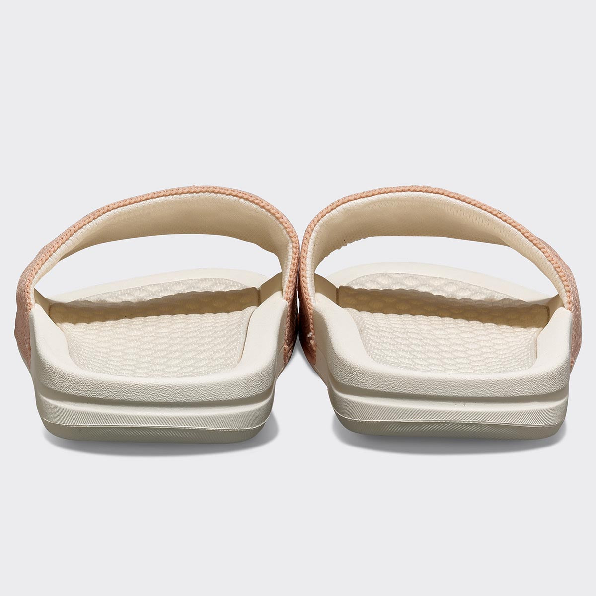 Men's Big Logo TechLoom Slide Ivory / Blush view 4