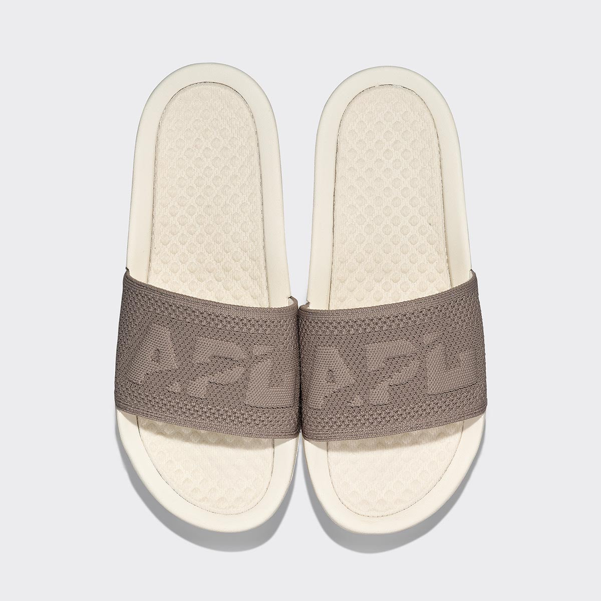 Men's Big Logo TechLoom Slide Ivory / Tundra view 1