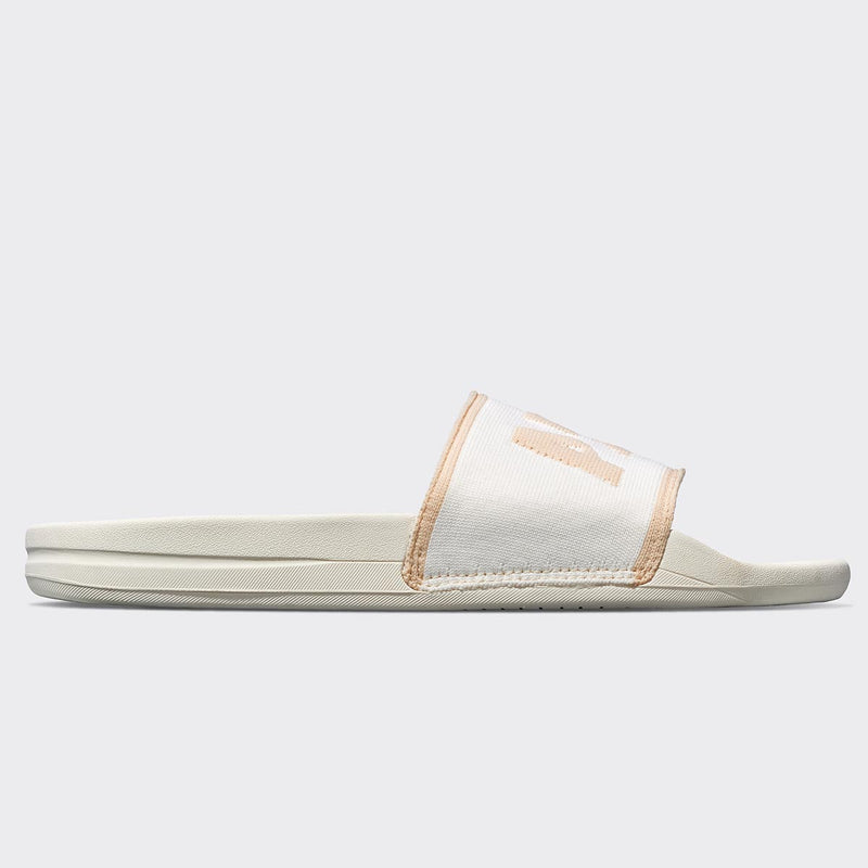Men's Big Logo TechLoom Slide Ivory / Warm Silk view 2