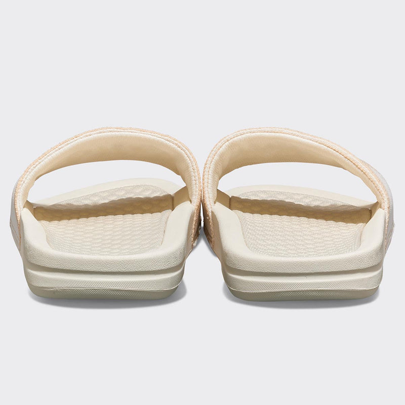 Men's Big Logo TechLoom Slide Ivory / Warm Silk view 4