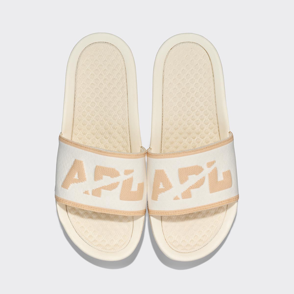 Men's Big Logo TechLoom Slide Ivory / Warm Silk view 1